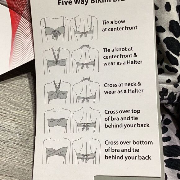 New. COCO REEF 5-way Animal print tankini 32/34C. Normally $89 - Picture 4 of 10